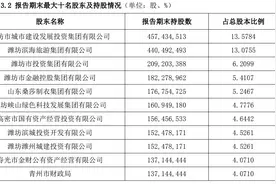 潍坊银行中报净利增长25.71% 新董事长颜廷军上任图片