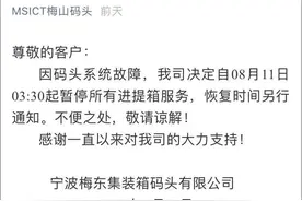 宁波舟山港因疫情局部关闭，美媒称投资者担忧“航运噩梦会重现”图片