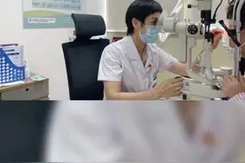 东莞一父亲不慎将蜜蜂拍进儿子眼睛，蜂针直插眼球图片