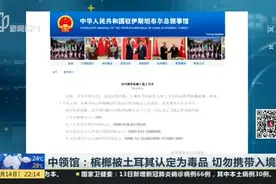 中领馆：槟榔被土耳其认定为毒品  切勿携带入境视频封面