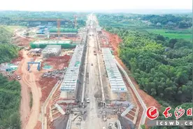 渝长厦高铁宁乡段线下工程即将完成图片