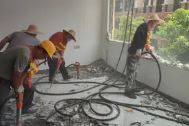 大朗依法拆除一小区两处违法建筑图片