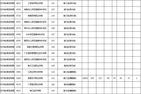 湖南省高职专科批（艺术类）第一次征集志愿投档分数线公布图片