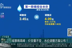 城事晚高峰:价变量不变,水价调整方案公布! 本市水价调整方案今天公布  将于31日举行居民听证会视频封面