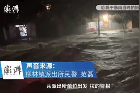 暴雨夜，警笛嘶鸣，他做好了牺牲的准备……图片