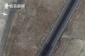 跑道密密麻麻挤满人 喀布尔机场卫星图曝光图片
