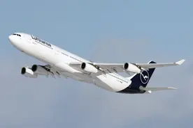 汉莎航空派空客A340协助阿富汗撤离图片