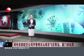 网传多家航空公司开售明天从南京飞往青岛、厦门的机票---多家航空公司：明日原计划进出禄口机场航班现已全部取消视频封面