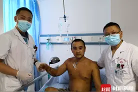 向医致敬｜患者“断肢再植”术后可以开车挂挡 感谢一年前医生熬通宵帮他接上手臂图片