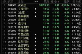 “核按钮”重出江湖！次新龙头股被精准“狙击”4亿资金排队出逃图片