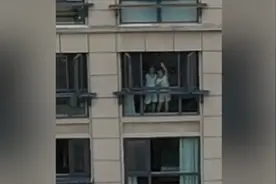 嘿兄弟！扬州消防开无人机巡航看到居家隔离的同事视频封面