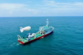 空天院系留气球平台完成“智慧海洋”应急通信试验网络项目海试图片