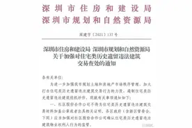 官宣！小产权房、回迁房退出深圳交易舞台图片