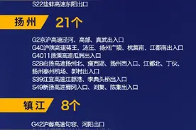 江苏95个高速公路收费站出入口暂时关闭图片