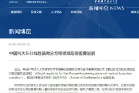 不明觉厉！中国科大学者在非线性偏微分方程领域取得重要进展图片