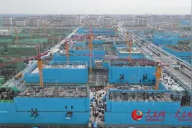 三标段率先冲出正负零 雄安·金湖未来城项目聚力打造精品工程图片