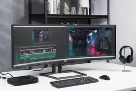 32:9超宽带鱼屏，商用办公更有效率！飞利浦499P9H1显示器评测图片