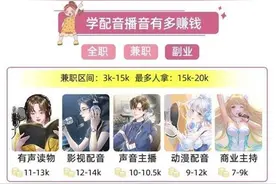 零基础学配音，光动动嘴皮子就能月入过万？小心“馅饼”变“陷阱”图片