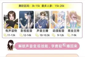 零基础学配音，光动动嘴皮子就能月入过万？小心“馅饼”变“陷阱”图片