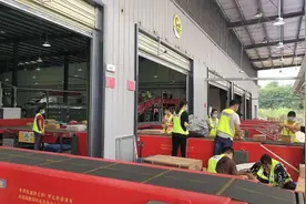 快递不用绕道南充，顺丰在广安设立分拨中心图片