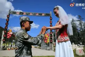 带着婚纱骑着马嫁给你！跨越3600公里，刘洪涛，我来找你结婚图片