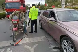 “宝马车”被剐蹭，罪魁祸首竟是“洋镐”？图片