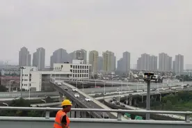 合肥南二环高架桥跨金寨路、合作化路主线桥有望国庆前通车图片