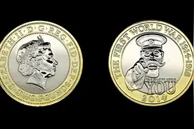 这枚2英镑错版硬币价值高达500英镑图片