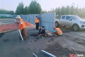 河北邢台邢东新区泉北东大街东延路段竣工通车图片