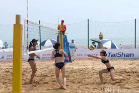 上午备考下午集训，湖北大学生首获全国学生运动会沙滩排球奖项图片