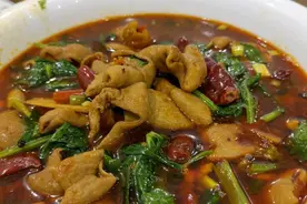 红烧肥肠比卖的还好吃，简单易做味道棒图片