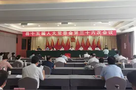 镇平县十五届人大常委会第三十六次会议召开图片