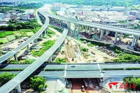龙文东环城路两个标段即将通车图片