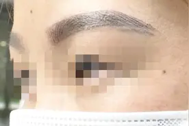 女子花10200元纹眉，结果被吐槽像“东方不败”图片