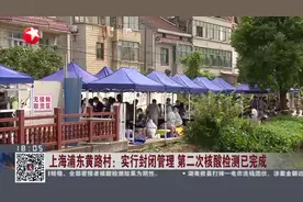 上海浦东黄路村：实行封闭管理  第二次核酸检测已完成视频封面
