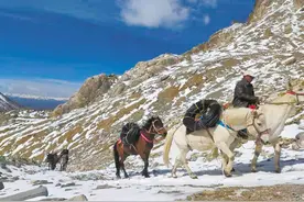 中国移动5G登陆祁连山雪峰图片