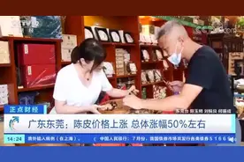 陈皮涨价50%！20年陈皮一斤卖到3000元，销量却不降反升？商家囤货惜售图片