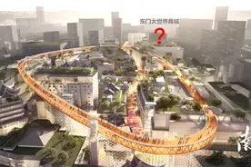 东门商圈未来蝶变：“空中红环”将现街区上空图片