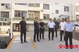 雷刚调研垣曲县老旧小区配套基础设施改造项目图片