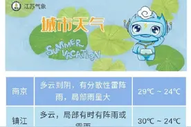 今后三天江苏强降雨上线，局部雨势强劲或有大暴雨图片