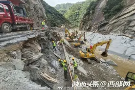 恢复通车！312国道蓝田至商州水毁段抢险结束图片