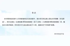 上海调整一手房认购入围比，优化摇号积分排序规则图片