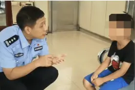 陪玩陪吃！男孩公园走失，派出所民警化身温暖“奶爸”图片