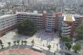视频｜重建落成！惠州一中南湖校区师生“回家”图片