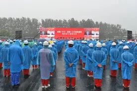 今天，盐阜、盐丰快速通道项目开工！优化综合交通体系，增强城市综合能级！图片