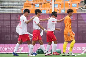 中国盲人足球队1比0击败法国队，获小组赛首胜图片