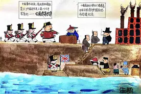 “后浪”的暑假作业！13岁女生临摹近代史，绘10米长卷图片