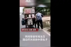 “早餐车摊主舀路边积水蒸包子”？当地通报调查结果图片