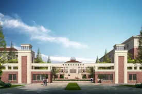 中建五局装饰公司西安国际港务区实验（全运村）中学项目全面完工图片