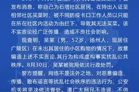 在家编出“持出入证不能跨社区买菜”谎言，扬州男子被处罚图片